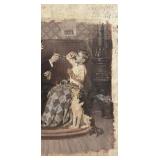 17 x 20 Signed Vintage Doctor and Child Print by Medcalf