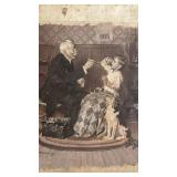 17 x 20 Signed Vintage Doctor and Child Print by Medcalf