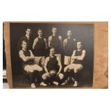 1911 Winthrop Lewis College Basketball Team Photo with Original Mat