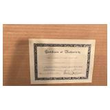Bordenave Signed Framed Village Landscape Print with Certificate of Authenticity