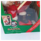 Animated Santa with Cassette Player