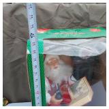 Animated Santa with Cassette Player
