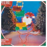 Santa Carrying Presents Light Sculpture and Accessories