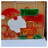 Santa Carrying Presents Light Sculpture and Accessories