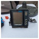 Lowrance X22A Fish Finder with Accessories - untested