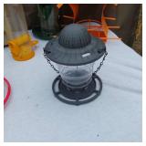 Lot of Bird Feeders and Decorative Window Frame with Birdhouse