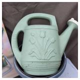 Lifestyle Folding Garden Seat, Watering Cans, and Gardening Tools