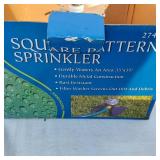 Garden Tool Set, Watering Nozzle Set, and Square Pattern Sprinkler