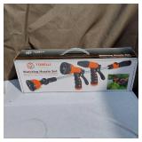Garden Tool Set, Watering Nozzle Set, and Square Pattern Sprinkler
