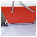 Cooler Set including Two Coolers and One Blue Water Dispenser