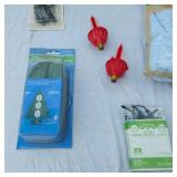 Christmas Decorations and Accessories including LED Lights, Santa Figures, and Garlands