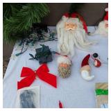 Christmas Decorations and Accessories including LED Lights, Santa Figures, and Garlands