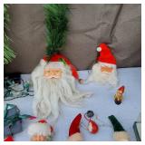 Christmas Decorations and Accessories including LED Lights, Santa Figures, and Garlands