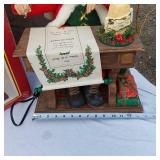 Animated Musical Writing Santa with Box