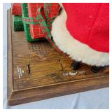 Animated Musical Writing Santa with Box