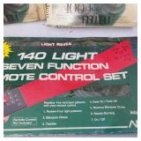 NOMA 140 Light Seven Function Remote Control Set and 100 Clear Mini Lights