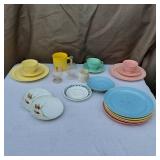 Lu-Ray Pastels Plates and Other Plates, Cups, and Saucers
