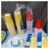Party Supplies and Disposable Tableware, Cups, Plates