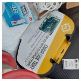 Lot of Camping and Outdoor Items including Coleman Lantern, Weber Lighter Cubes, and Thermacell Refills