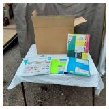Foldmade and Pen+Gear Office Supplies including Trapper Keeper, Laptop Document Sleeve, and Classroom Decorative Kits