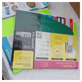 Foldmade and Pen+Gear Office Supplies including Trapper Keeper, Laptop Document Sleeve, and Classroom Decorative Kits
