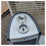 Box Fan, Lasko Ceramic Tower Heater, and Honeywell Oil-Filled Radiator Heater