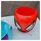 Spider-Man and Frozen Themed Plastic Halloween Buckets