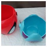 Spider-Man and Frozen Themed Plastic Halloween Buckets