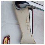 Household Items Including Vintage Can Opener and Assorted Kitchenware