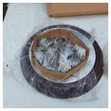 Ceiling Light Fixture Kit including Glass Dome