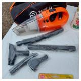 NAPA Welding Clamp, Peterson V440L Stop Turn Tail Light, Torelli Vacuum Cleaner Kit, and Various Tools