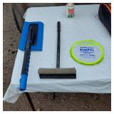 NAPA Welding Clamp, Peterson V440L Stop Turn Tail Light, Torelli Vacuum Cleaner Kit, and Various Tools