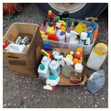 Assorted household and garden chemical supplies