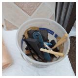 Tile Pack, Paint Trays, Rollers, and Brushes