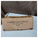 Lamp, Farmers Elevator Lake Lillian Dust Pan (dented), Doll Cart