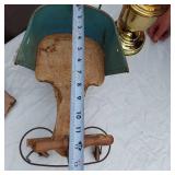 Lamp, Farmers Elevator Lake Lillian Dust Pan (dented), Doll Cart