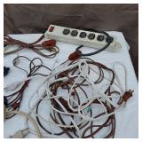 Lot of Power Strips and Extension Cords