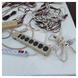 Lot of Power Strips and Extension Cords