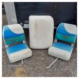 Grumman Boat Seats  and a Pontoon Cushion
