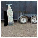 Floral Pattern Ironing Board, Pant Stretchers and More