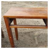 Antique Dresser with Mirror and Desk, plus Towel Rack