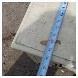 Pair of Vintage White Wooden Nightstands with Drawers - Were Sides of a Vanity