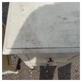 Pair of Vintage White Wooden Nightstands with Drawers - Were Sides of a Vanity