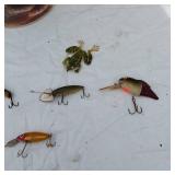Minnow Bucket and Fishing Lures