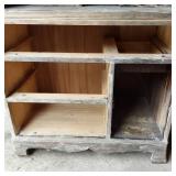 Antique Wooden Secretary Desk in Partial Restoration