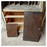 Antique Wooden Secretary Desk in Partial Restoration