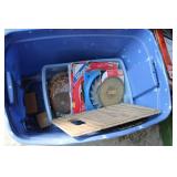 Skill Saw with Port A Mate Rolling Stand & Blades
