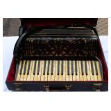 Vintage Accordiana NY Accordian and Case