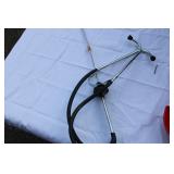Lot of Funnels, Auto repair light, digital thermometer and more