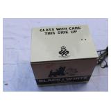 Vintage Black & White Blended Scotch Whiskey Mechanical Scottie/terrier display